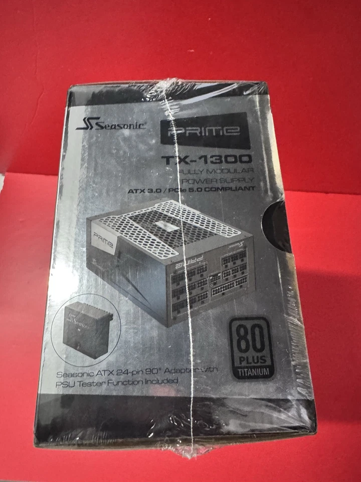 BRAND NEW Seasonic Prime TX-1300 1300W 80+ Titanium ATX 3.0 PCIe 5.0 compliant - Image 2 of 3