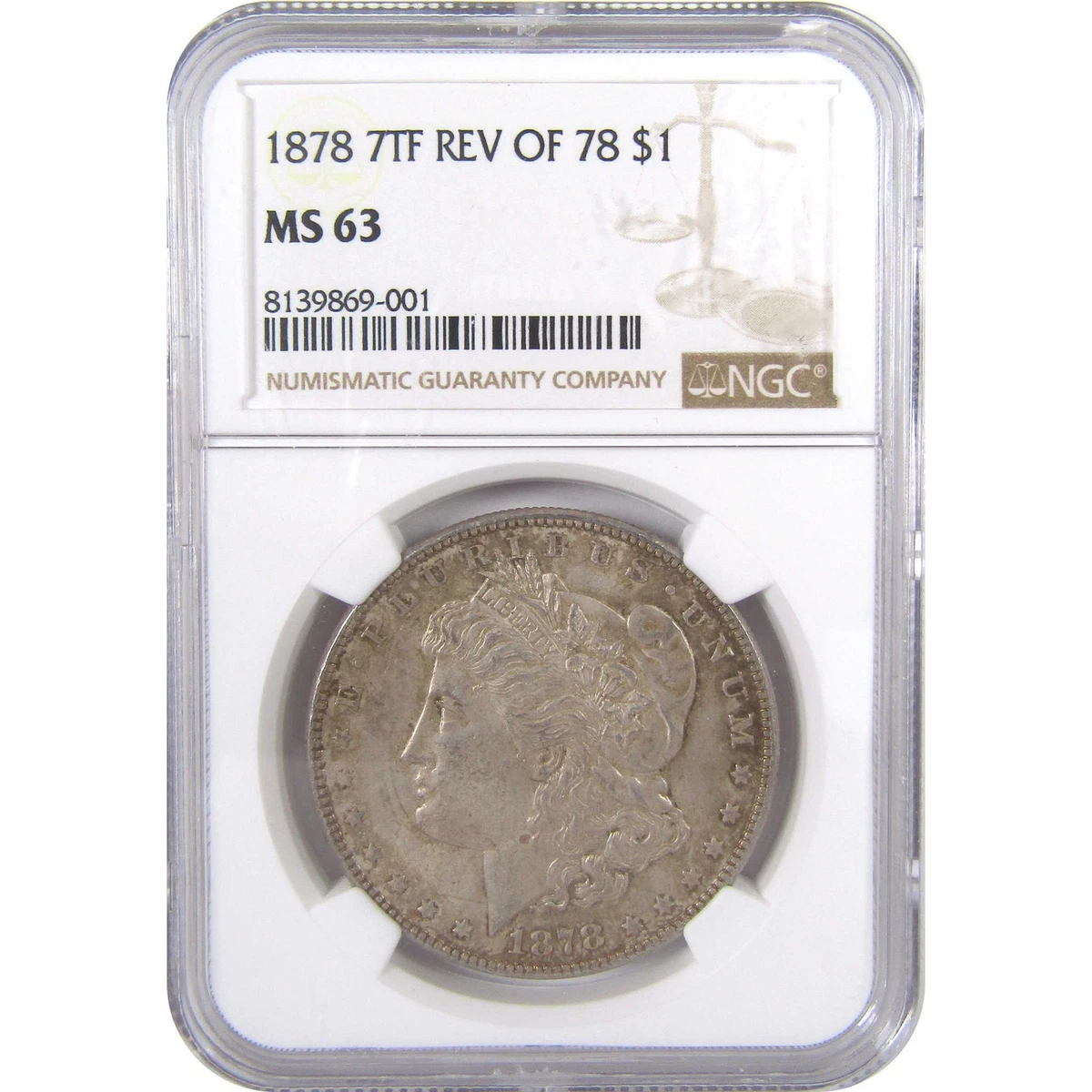1878 MS 63 Graded Morgan US Dollars for sale | eBay