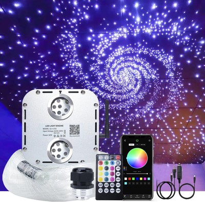 Twinkle Headliner Star Light 64W Car/Home Ceiling Light 3m/4m 2200x Fiber Optics