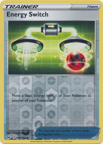 Energy Switch Pokemon TCG Trainer Card 162/202 | eBay