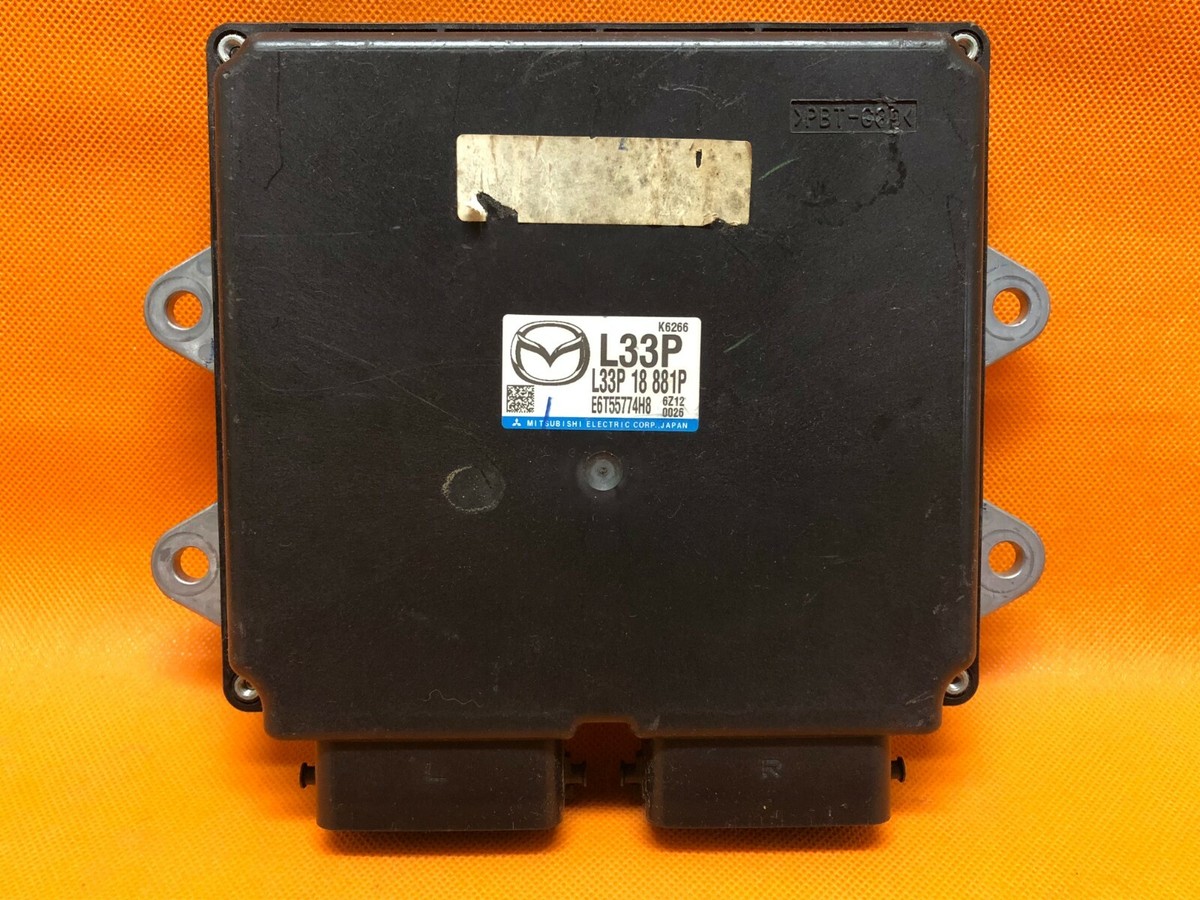 2007 07 MAZDA CX7 2.3 ATX TURBO ECM ECU CONTROL MODULE PCM L33P 18