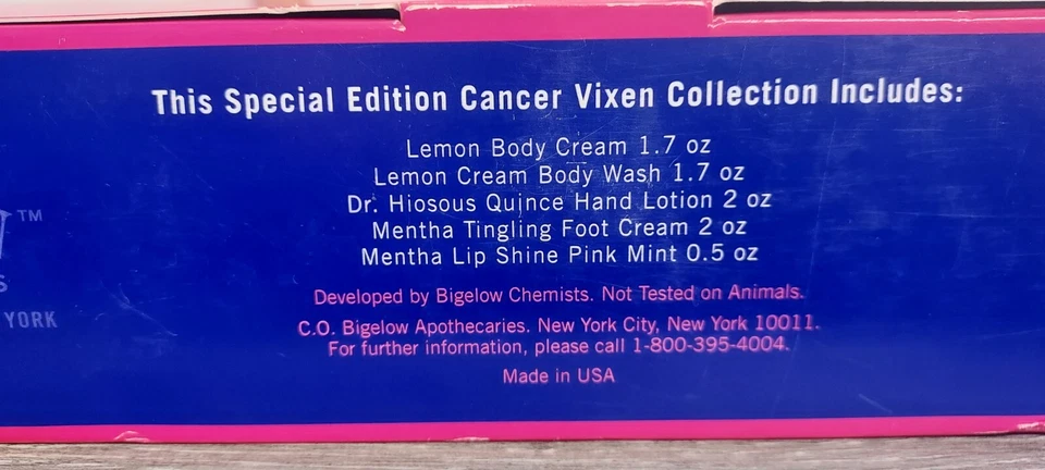Bath & Body Works C.O. Bigelow Cancer Vixen Special Edition Collection 5 Piece - Image 4 of 4