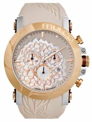 Reloj mujer Mulco La Fleur rosado MW3-14067-113-Movimiento Suizo