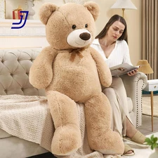 51 Inch Big Teddy Bear Cute Giant Stuffed Animals Soft Plush Toy for Girlfriend