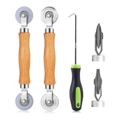 Screen Roller Tool, Screen Spline Tool, Spline Roller, 3-In-1 Screen Door R6009