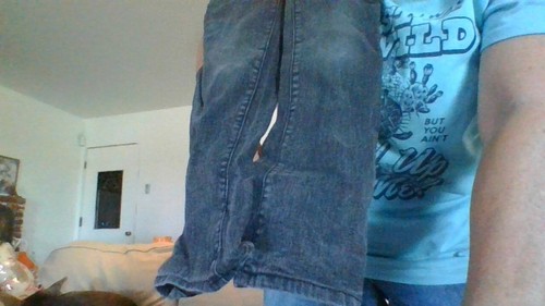 Piper Faves Skinny Boot Girls 7R black jeans interior adjusters GOOD PREOWNED - Picture 5 of 6