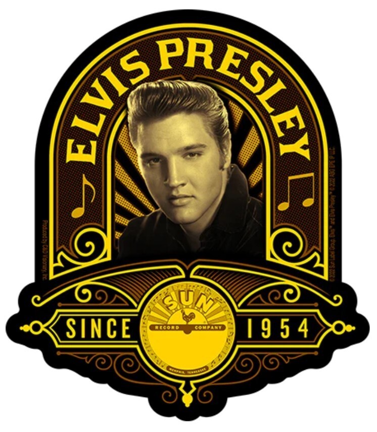 Elvis Presley Since 1954 Premium Sticker Decal 4.4"x5" eBay