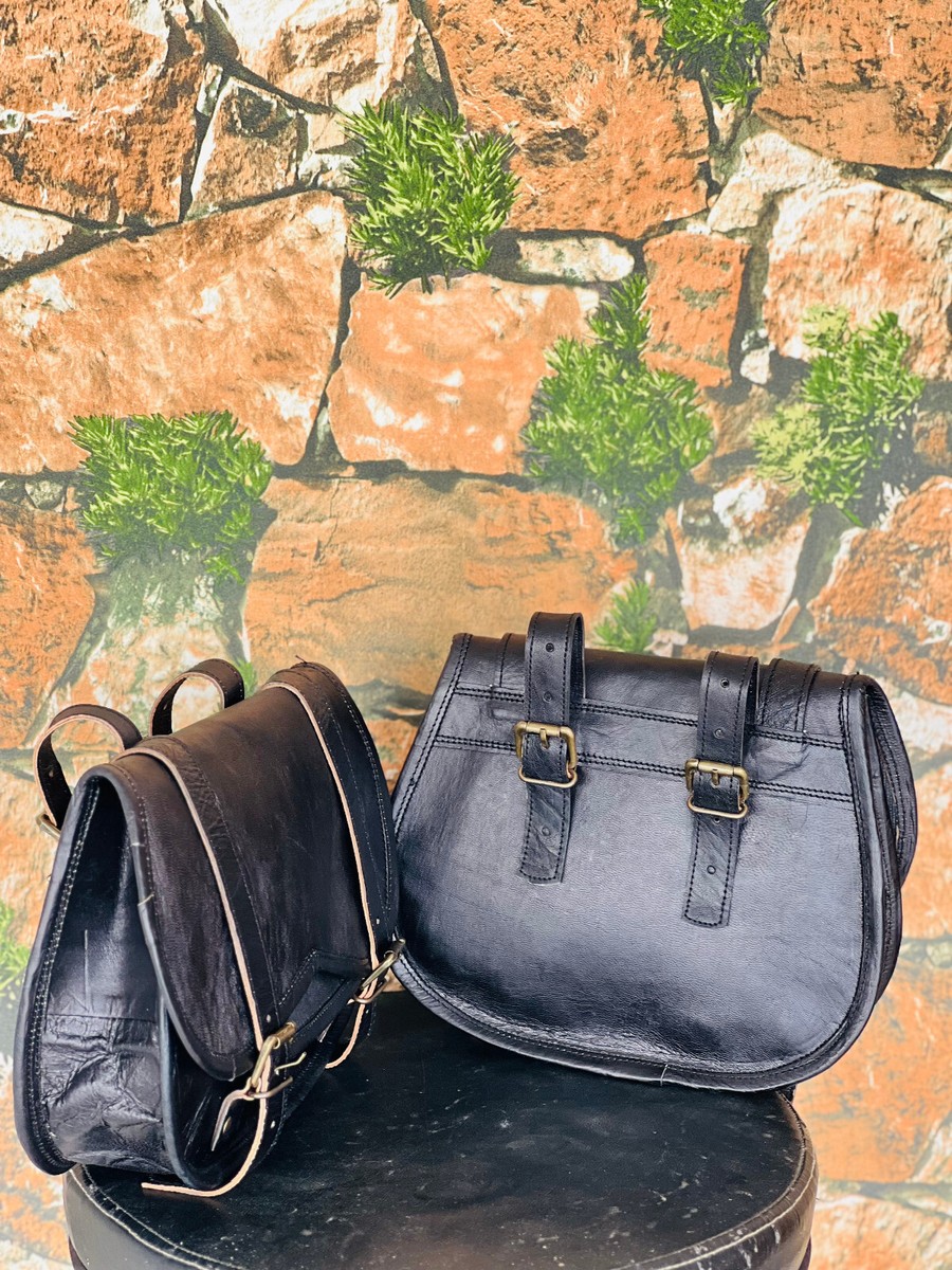 Sacs de selle moto en cuir de chèvre sacoches à bagages sacoches pour sportif Sacs de selle moto en cuir de chèvre sacoches à bagages sacoches pour sportif
