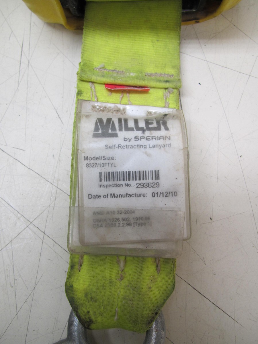 Cordino Retrattile Leggero Miller Da 10 Piedi Con Moschettone – Modello 8327/10FTYL