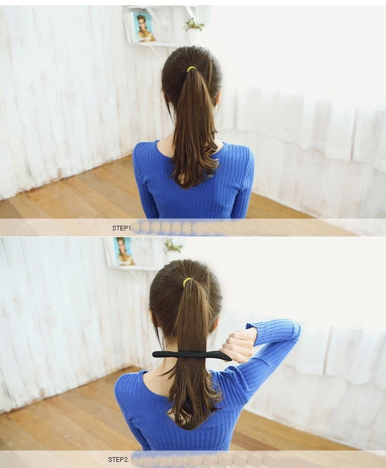 Cheveux Tornade Aide à A Coiffure Bandeau Eponge Dutt Twister Nœud - Photo 4/4