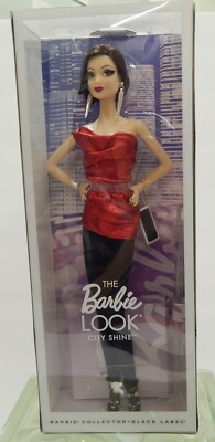 2014 Mattel Black Label Barbie Dolls Barbie The Look: Gold Dress Doll 2014 Mattel Black Label Barbie Dolls Barbie The Look: Gold Dress Doll