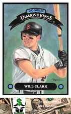 1992 Donruss Diamond Kings #DK-2 Will Clark - San Francisco Giants