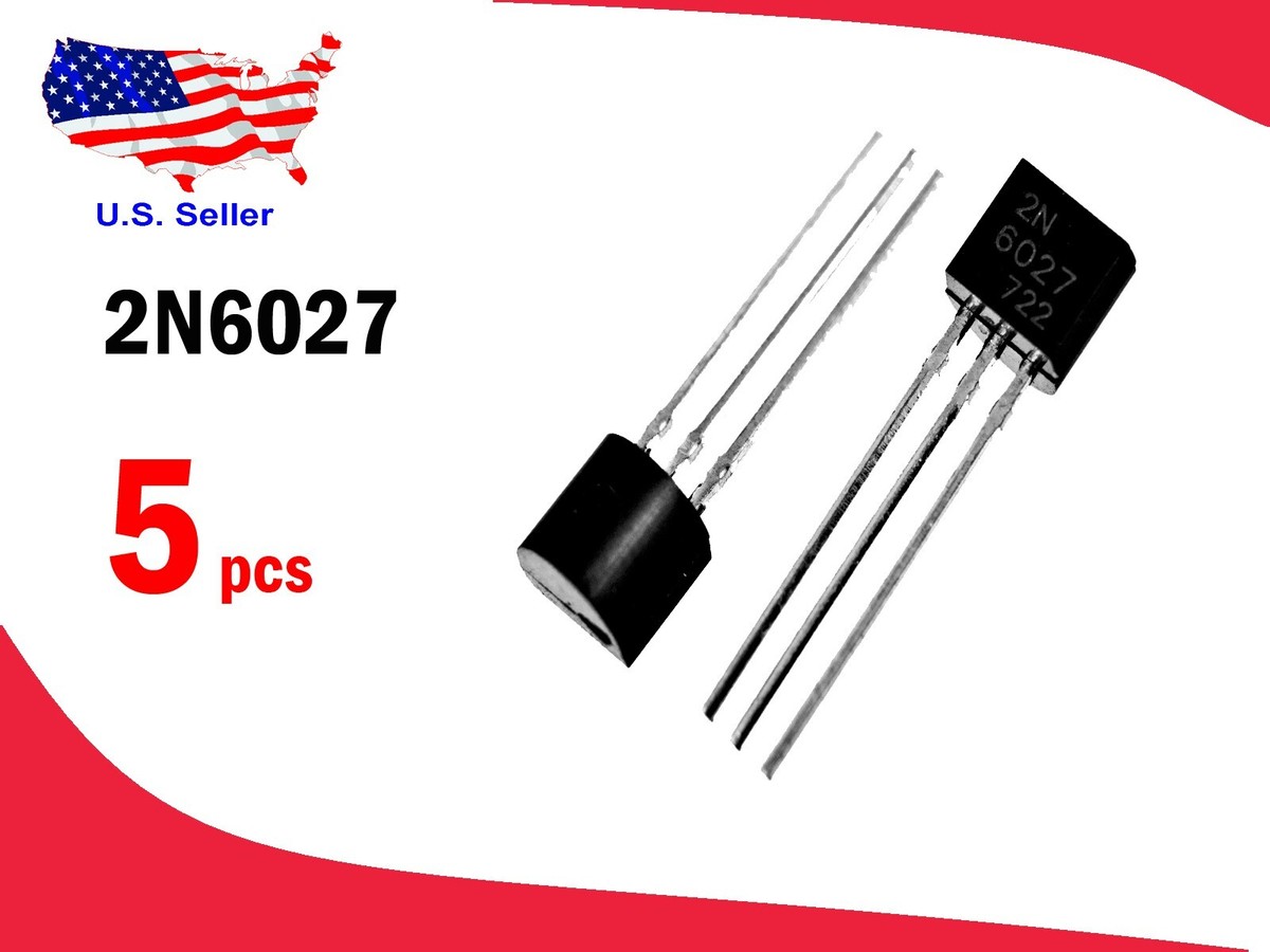 Transistors 2N6027 TO-92 - Lot De 10 Pièces - Composant électronique PUT (Programmable Unijunction Transistor)