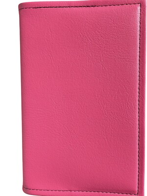 AA Big Book Cover For Hardcover Normal Primt Pink Color Leather