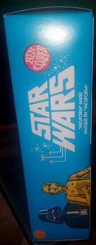 Star Wars DARTH VADER Ben Cooper Vacuform Mask Lucasfilm 50th New 2021 Rubies - Picture 4 of 4