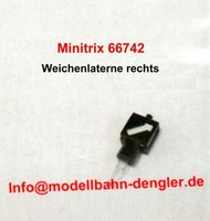 Trix Minitrix 66742 Spur N -- Weichenlaterne Rechts Neu Und Ovp