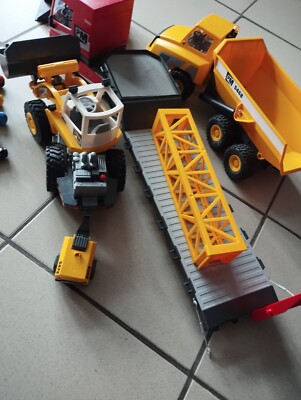 FB LOT PLAYMOBIL Grand Camion Semi Remorque 5467 Pelle Mecanique