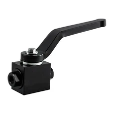 Brake Line Lock Shut Off Valve 1/8inch NPT Billet Aluminum Black