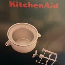 Image of Brand New In Box - Kitchen Aid Ice Cream Maker Attachment - Model No. 5KICA0WH