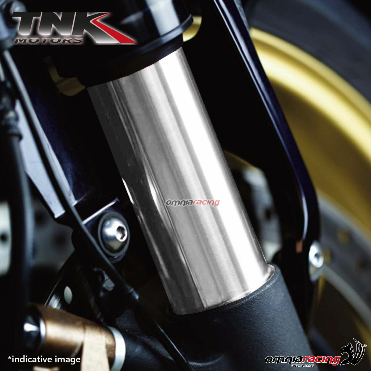 Single fork inner TNK chromed for original fork for Kawasaki ZX750