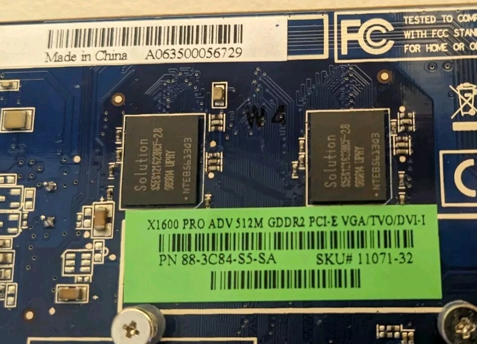 Sapphire ATI Radeon X1600 PRO ADV 512MB DDR2 PCI Graphics Card - Image 4 of 4