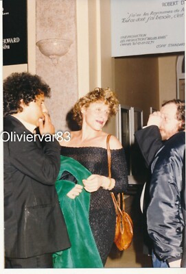 Foto um 1988 Filmfestspiele Cannes - Schauspielerin Catherine Lachens auf einer Party - 2