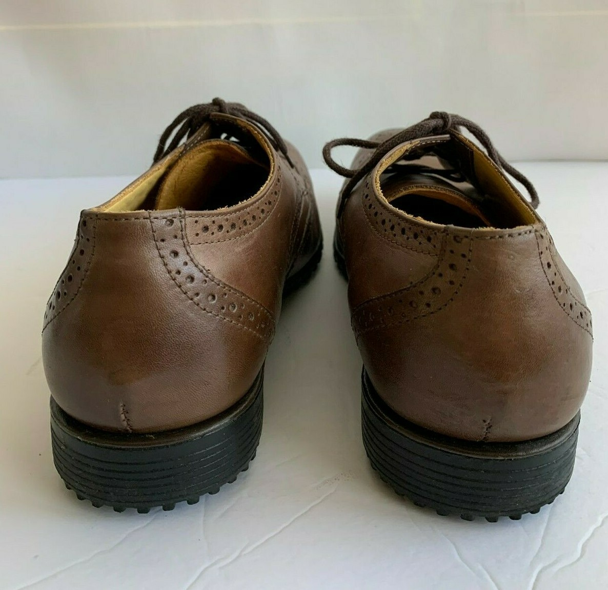 Sandro Moscoloni Oxford Brown Leather Round Wingtip Brogue  display picture 3
