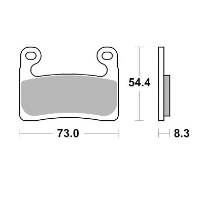 P50994 PAAR BREMSBELÄGE FÜR BMW R 1250 RT SPORT 1250 2019