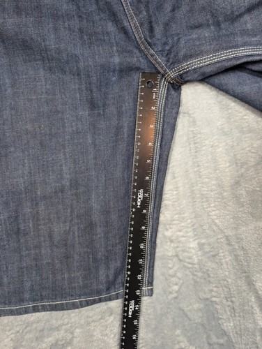 Pantalones Cortos Artful Dodger Hombres 42x13 Espadas Dobles Sueltos Patinador Denim Y2K Ropa de Calle - Imagen 3 de 8