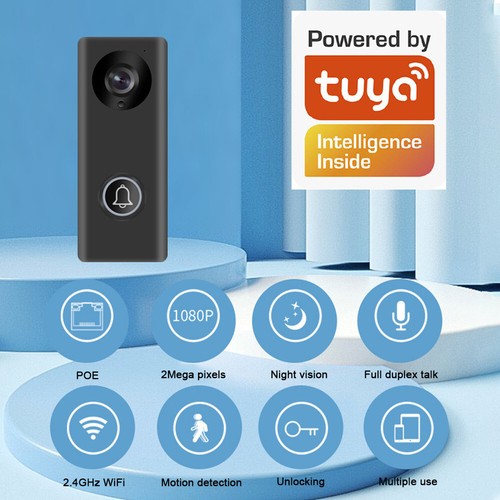 Timbre Video Ring-1080p 2 Mega Píxeles Video HD, 2.4G Wifi/Red Cableada - Imagen 6 de 15