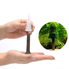 1 Moosbaum mit Javamoos bepflanzt / gefüllt für Aquarien