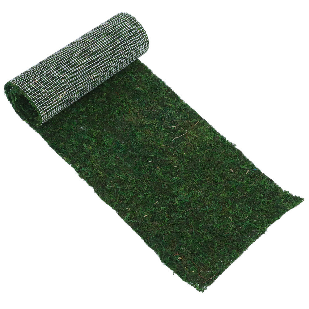 Realistic Artificial Moss Rug Fake Grass Mat for Home Decor