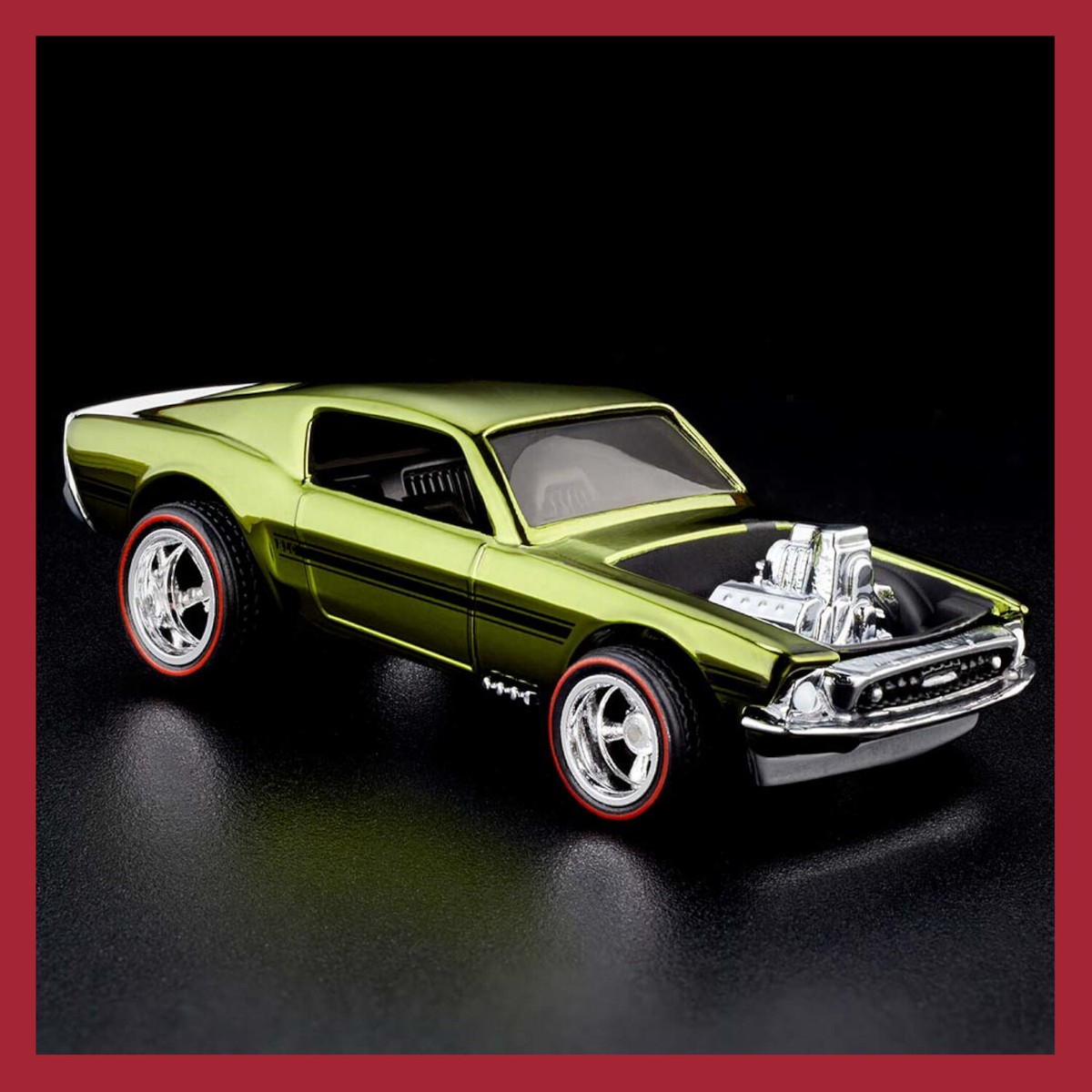 ミニカー Hot Wheels 1970 Mustang Boss429 Classics Hot Wheels RLC Exclusive 1970 Ford Mustang Boss Hoss Olive