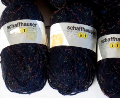 7 Wool Blend Yarn Skeins by SCHAFFHAUSER Oslo-Tweed Color 1 3/4 Oz 135 yd