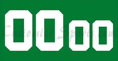 Basketball Boston Celtics Customized Number Kit For 1946-1972 Road Uniform