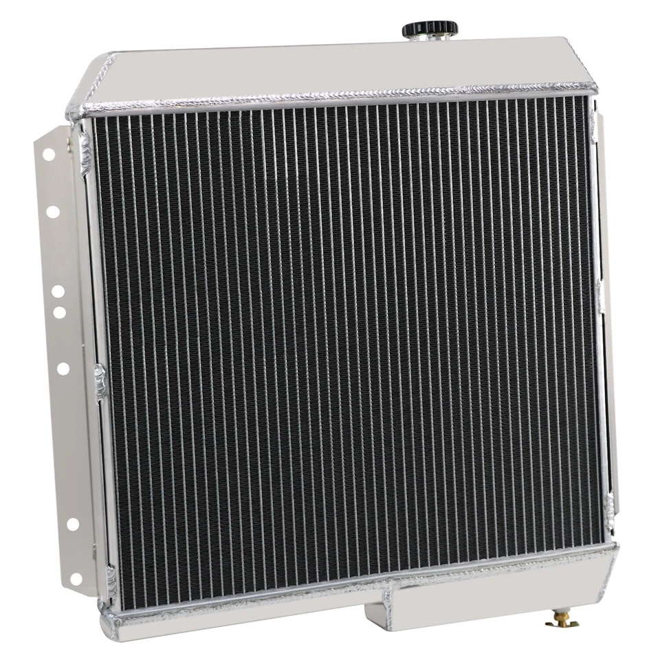Radiador de aluminio de 3 filas para Toyota Land Cruiser 74-1984 BJ42 BJ60 BJ70 3,9 L l6 Foto 3 de 4