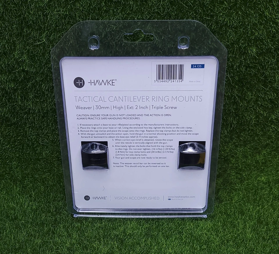 Tecelão de montagem cantilever tático Hawke Sport Optics 30 mm de altura, 1 peça - 24135 - Imagem 2 de 3