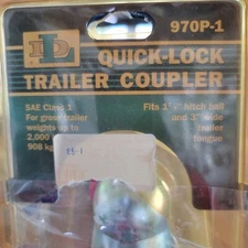 Dutton-Lainson Trailer Coupler 1-7/8" Ball 3" Housing USA #970P-1 (NOS)