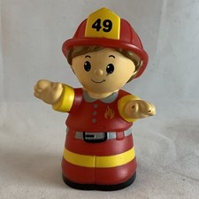 Mega Bloks 49 Firefighter Toy Figure Boy Fireman