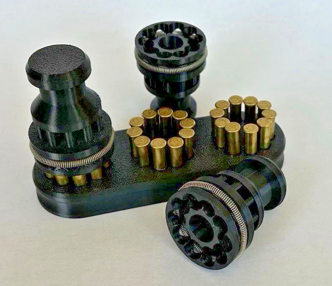 Set of 3 speedloaders + 30rd loading block for S&W 617 - 10 Shot .22lr ...