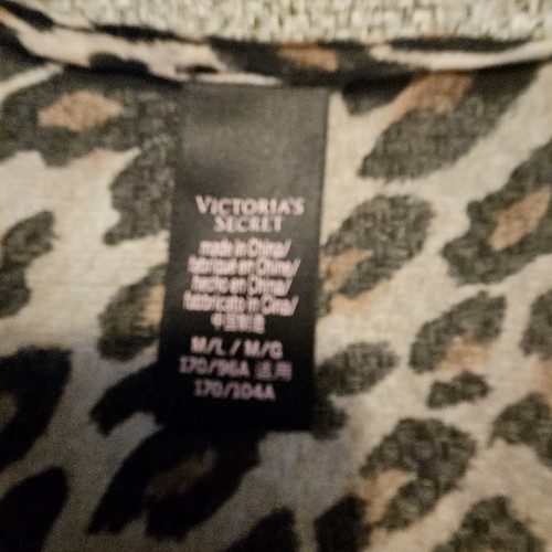 Victoria's Secret Leopard Cover Up Dress Sz MED/Large - Picture 8 of 8