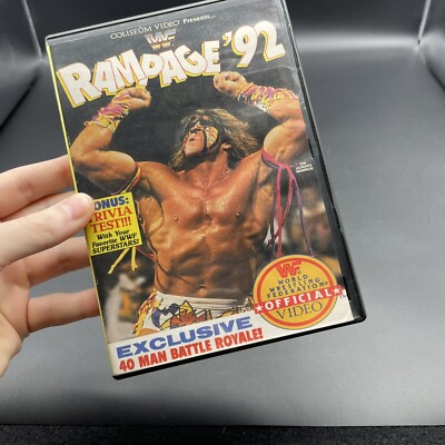 WWF Rampage '92 (DVD) Coliseum Video Ultimate Warrior 40 Man