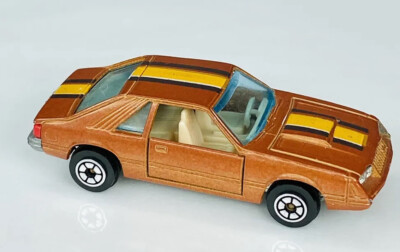 Yatming Ford Mustang Turbo Cobra Brown No. 1067 Hong Kong Vintage Diecast Toy