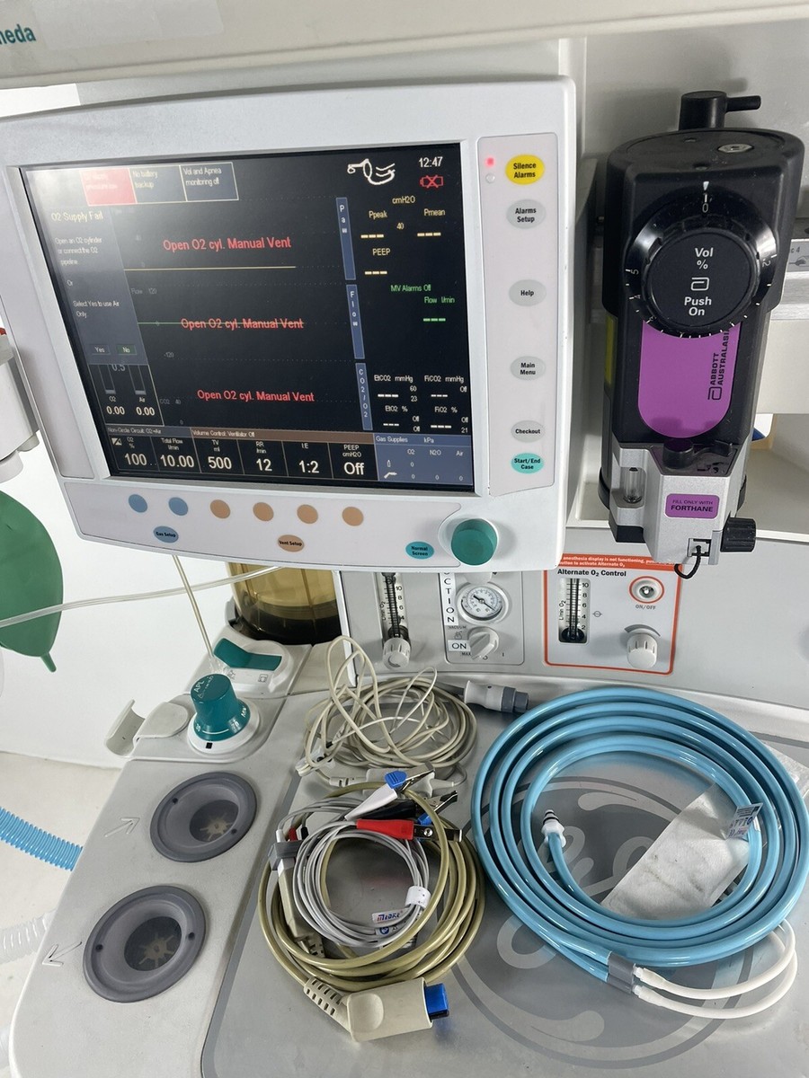GE Avance S5 monitoring and Isoflurane Vaporiser Patient Ready | eBay