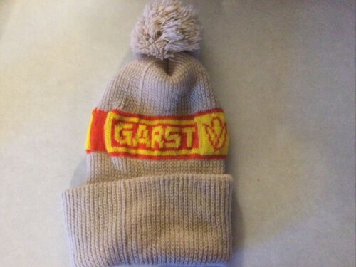 Vintage GARST SEED CORN Fleece Stocking Cap Hat M… - image 1