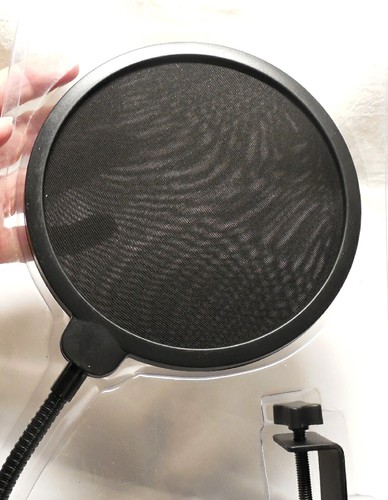 AUPHONIX 6" for Blue Yeti Microphone Pop Filter MPF-2 Double Mesh Filter - Picture 4 of 7