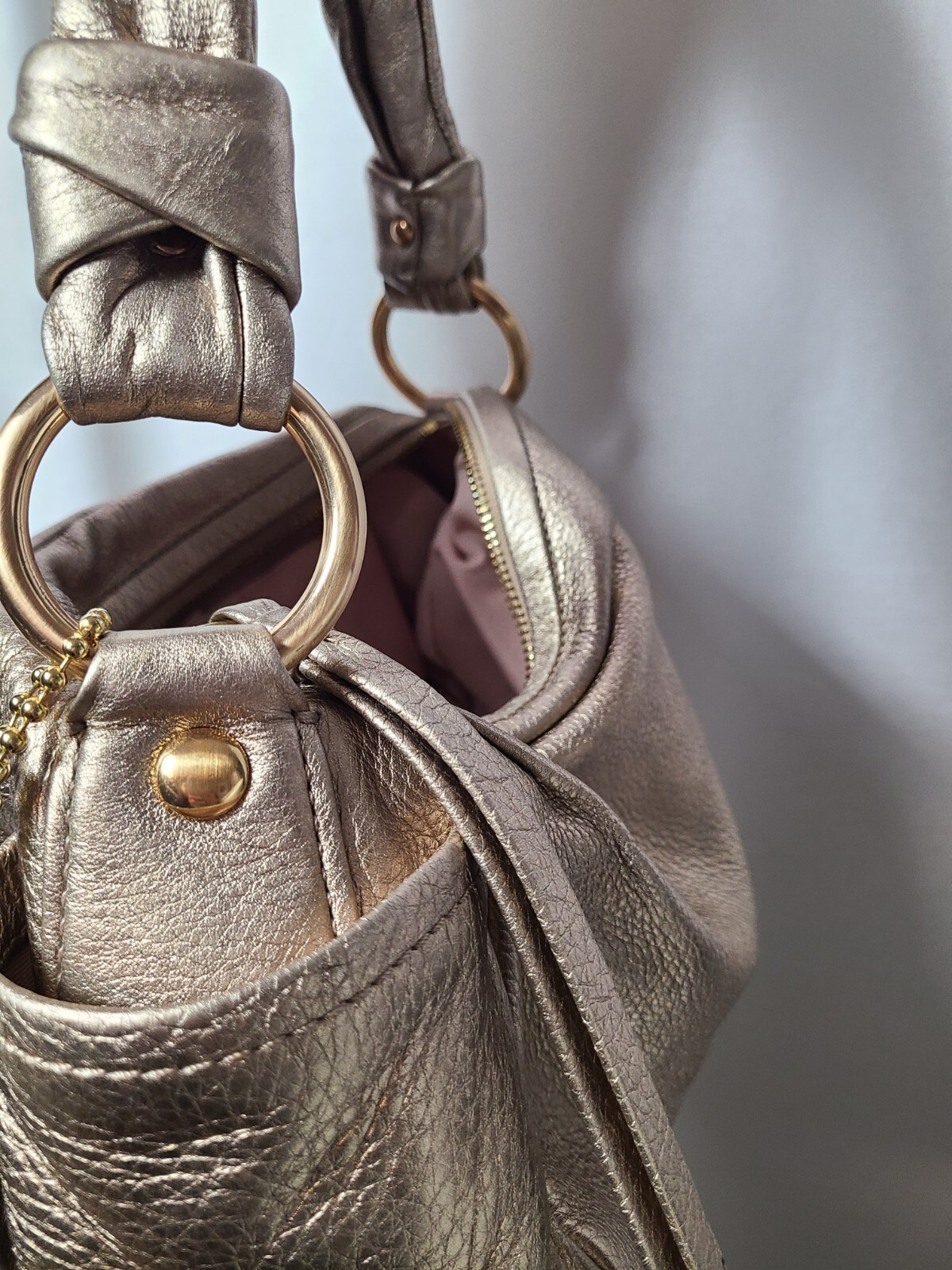 Coach parker Rose Gold shoulder bag Gem
