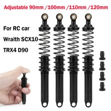 90/100/110/120mm Metal Shock Absorbers For SCX10 90046 TRX-4 D90 Wraith 1/10 RC 