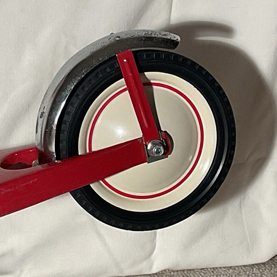 Radio Flyer Scooter Vintage Modelo # 38 "Rojo Retro" "Excelente Estado" Foto 3 de 4