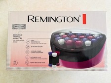 REMINGTON H-5600 20 Rollers Ionic Velvet Hot Curlers Wax Core With Clips